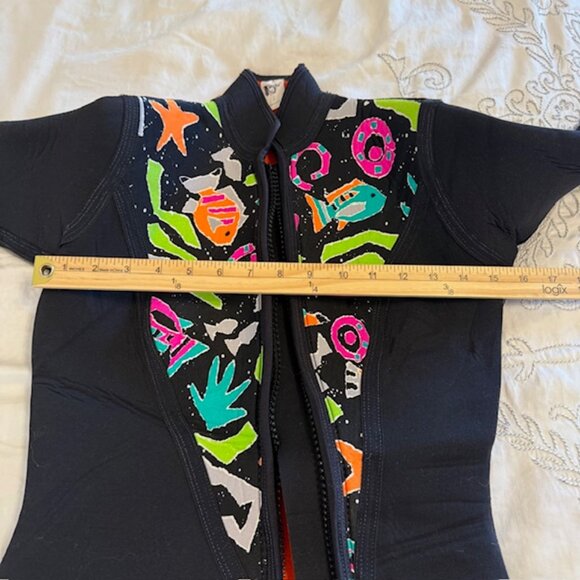 Henderson Women’s Medium Size 8 Wetsuit | Front Zip | Geometric Print - Picture 8 of 12